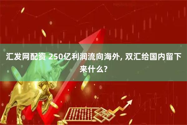 汇发网配资 250亿利润流向海外, 双汇给国内留下来什么?